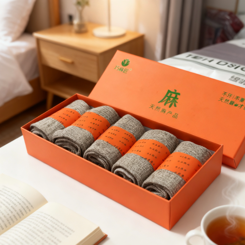天然麻棉 抑菌透气袜 五双礼盒装 吸汗不闷脚36-44码,居家日用,居家日用套装,淘宝优惠券,粉丝福利购,淘宝优惠卷