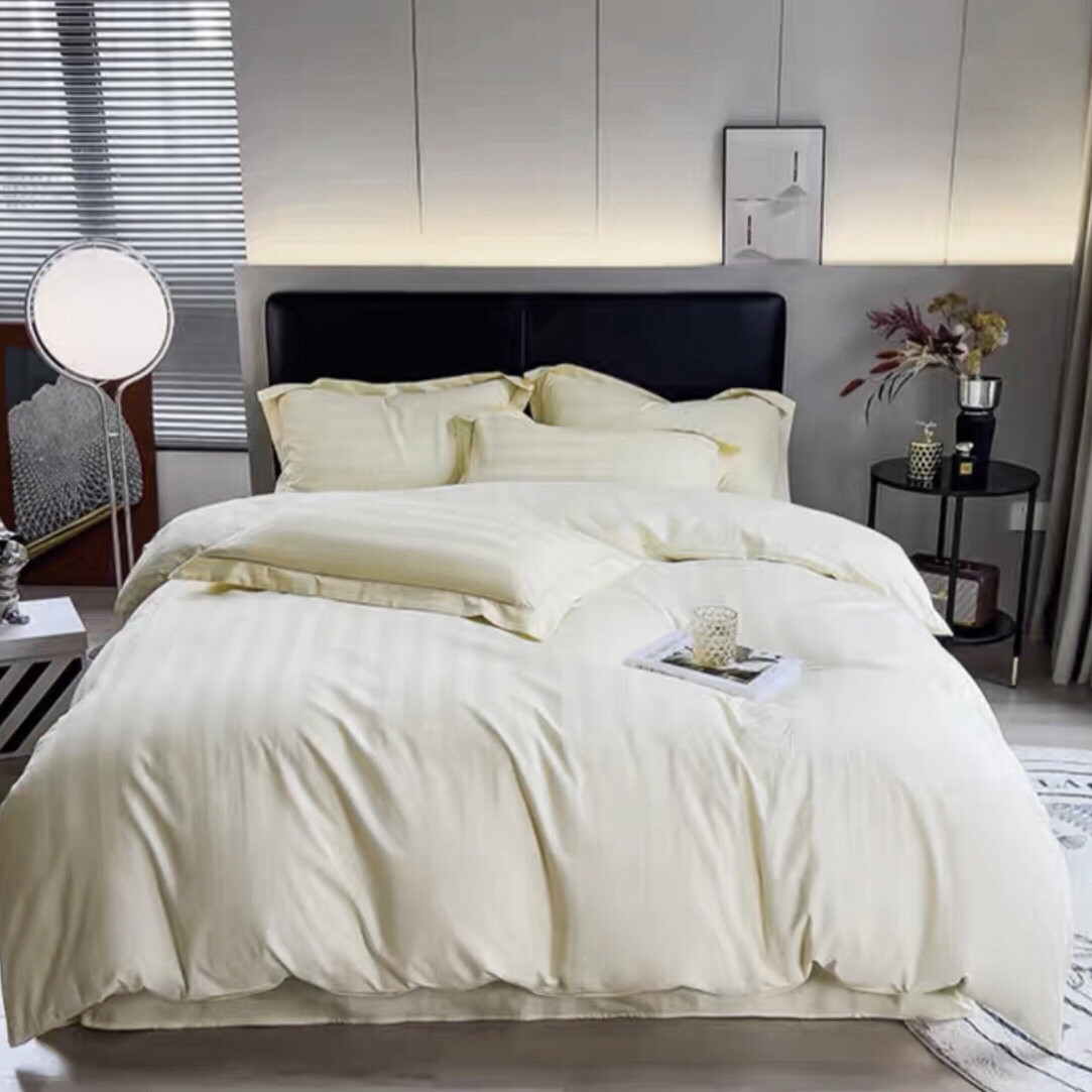 品牌原单真正100支600T双股匹马棉全a版缎条提花四件套  顺滑舒适,居家日用,居家日用套装,淘宝优惠券,粉丝福利购,淘宝优惠卷