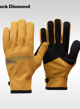 blackdiamond黑钻bd户外手套日常软壳手套秋冬保暖衬里手套801744