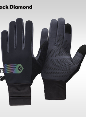 blackdiamond黑钻bd户外手套复合式轻量软壳触屏防泼水手套801719