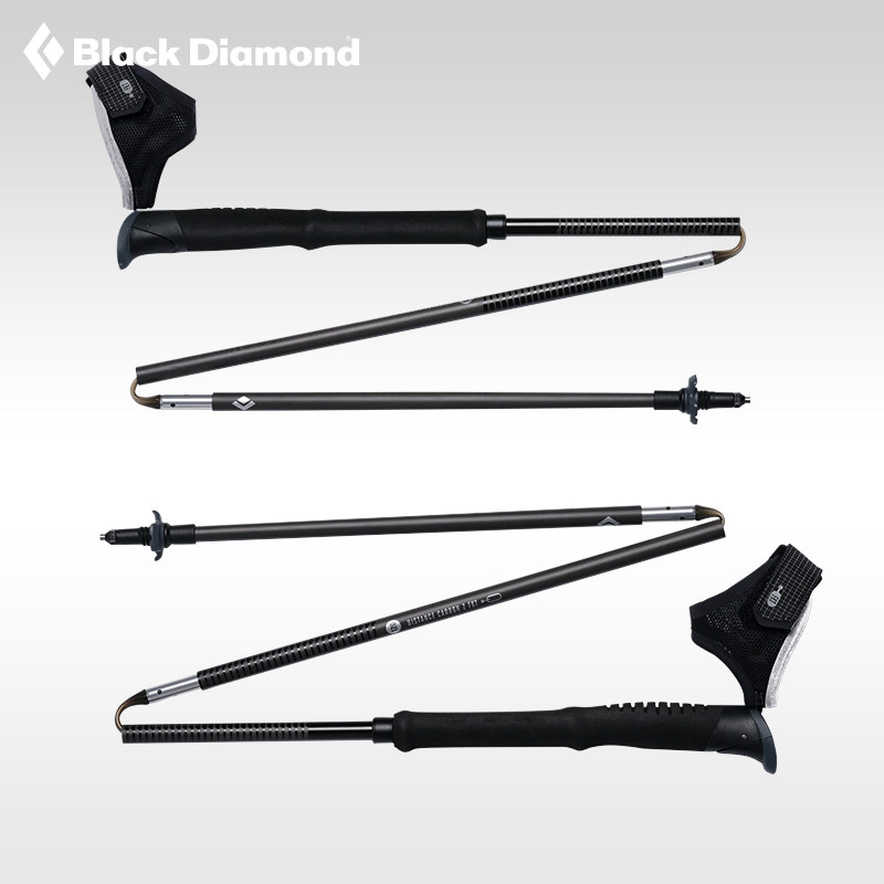 新品】BlackDiamond黑钻BD FKT折叠登山杖碳素户外竞速手杖112556