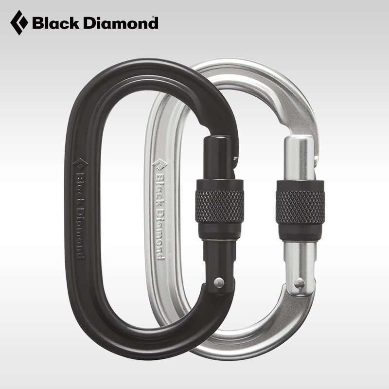 blackdiamond黑钻bd攀岩O型锁丝门锁攀登专业锁具防钩挂锁210208
