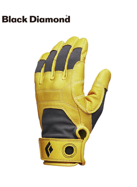 blackdiamond黑钻BD攀岩手套户外运动装备全指攀登皮套耐磨801849