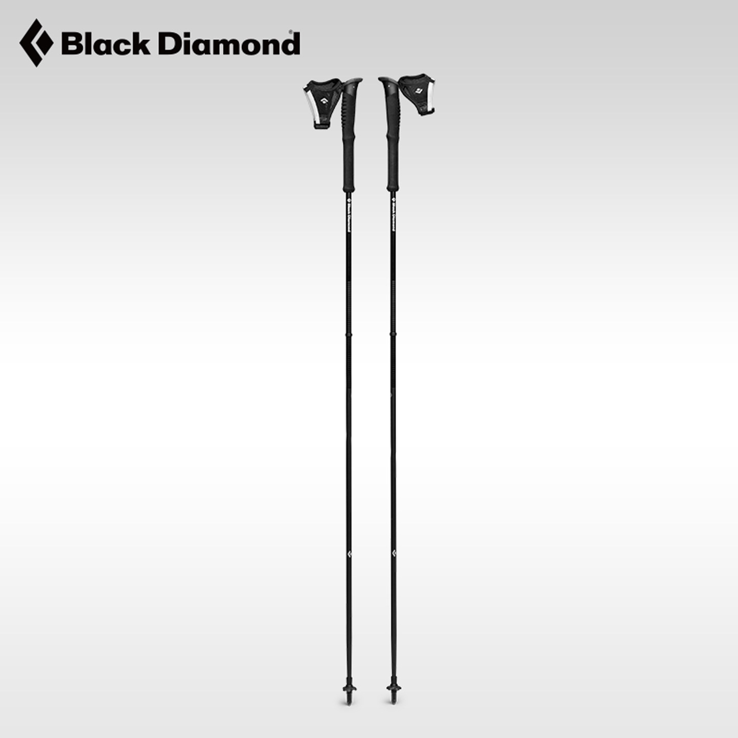 新品】BlackDiamond黑钻BD定长轻量碳素FKT手杖户外越野杖112557