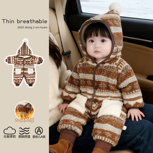 男女宝宝棉服冬装加厚保暖婴儿衣服冬季洋气男女童棉衣冬天棉袄