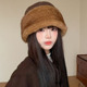麂皮绒加厚护耳渔夫帽子女冬季 一帽多戴保暖防寒雷锋帽包头蒙古帽