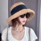 日系棉麻大檐渔夫帽子女2025新款 夏季 户外出游百搭遮阳帽防晒盆帽
