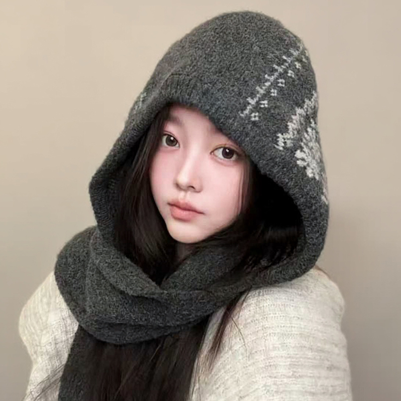 韩版巴拉克拉法帽显脸小保暖防寒