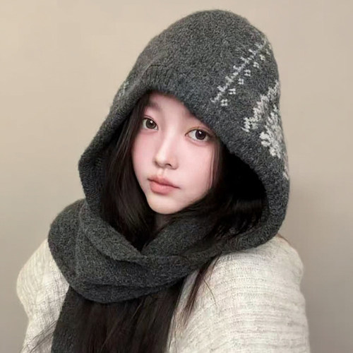 韩版巴拉克拉法帽显脸小保暖防寒