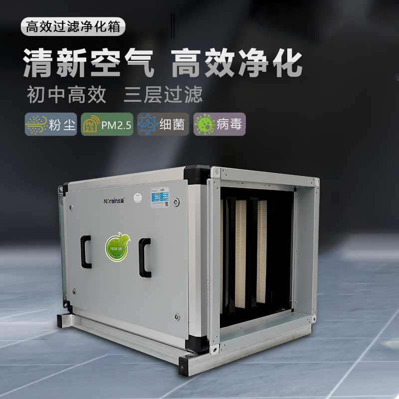 桐宇初中高效净化箱过滤器