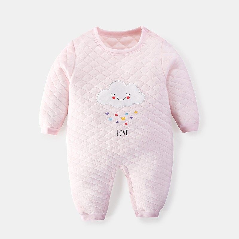 婴儿连体衣纯棉保暖春秋宝宝秋装哈衣爬服夹棉秋冬睡衣新生儿衣服,童装/婴儿装/亲子装,连身衣/爬服/哈衣,淘宝优惠券,粉丝福利购,淘宝优惠卷