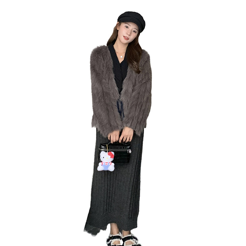 【】2023冬季新款现货皮草时尚韩版外套166-6621P195K298,女装皮草,茜茜公主