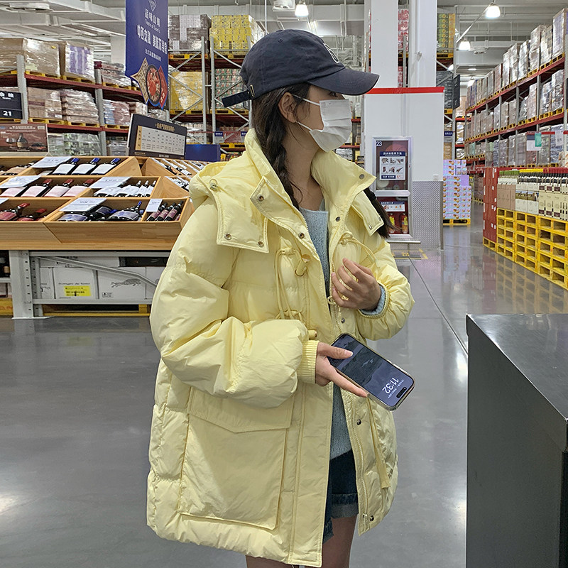 【现货】2024冬季新款牛角扣韩版羽绒服外套166-7735P260K398,女装羽绒服,茜茜公主