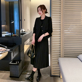 现货马甲两件套连衣裙2025秋季新款百褶裙166-2323P155K238，女装连衣裙，茜茜公主