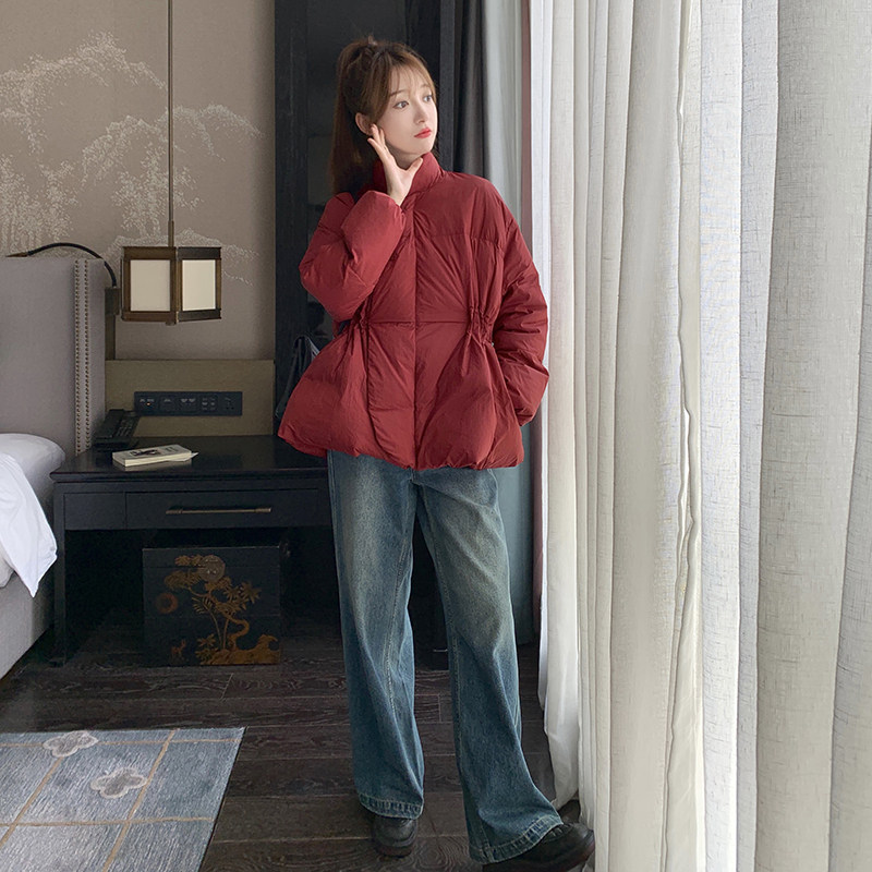 竞品羽绒服,女装短外套,茜茜公主