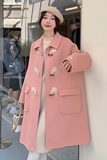 2022冬季新款现货牛角扣双面呢外套166-9901P245K368，女装毛呢外套，茜茜公主