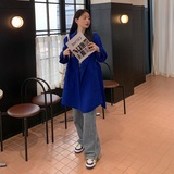 2022冬季新款现货克莱因蓝双面呢浴袍中长款166-9932P245K378，女装毛呢外套，茜茜公主