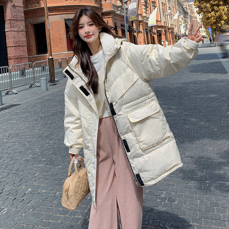 【】2023冬季新款现货工装大口袋棉服外套166-6615P195K268米，女装棉衣/棉服，茜茜公主