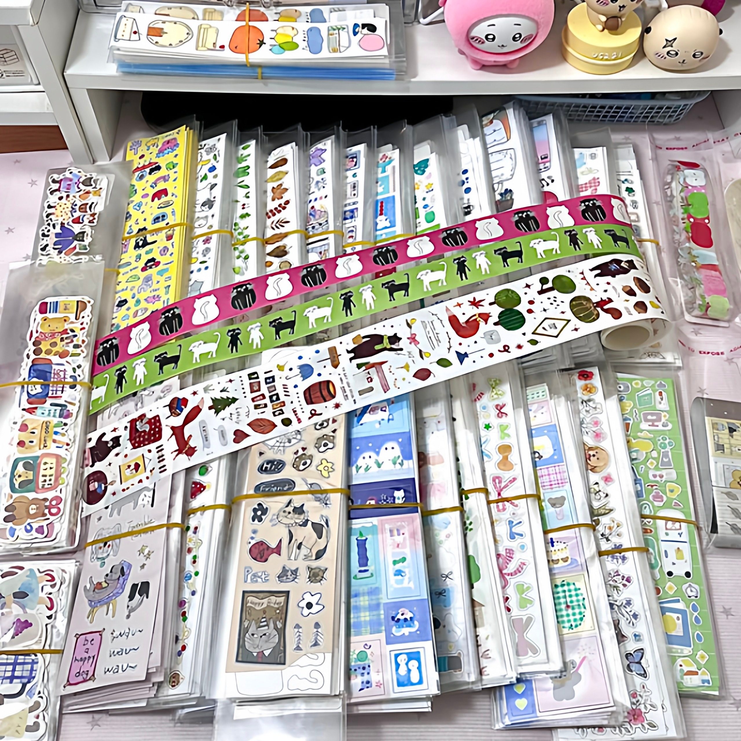 手账贴纸随心配和纸胶带可爱卡通手帐装饰DIY素材分装装饰贴手工,文具电教/文化用品/商务用品,和纸胶带,淘宝优惠券,粉丝福利购,淘宝优惠卷