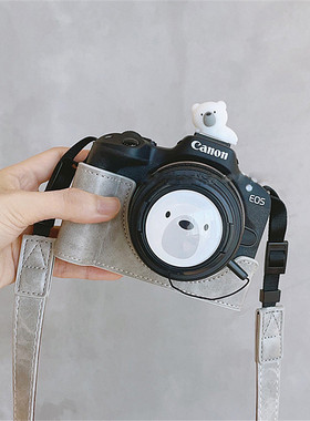 适用佳能M100灰色底座R50相机保护包ZV1富士XT30可取电池配件灰色