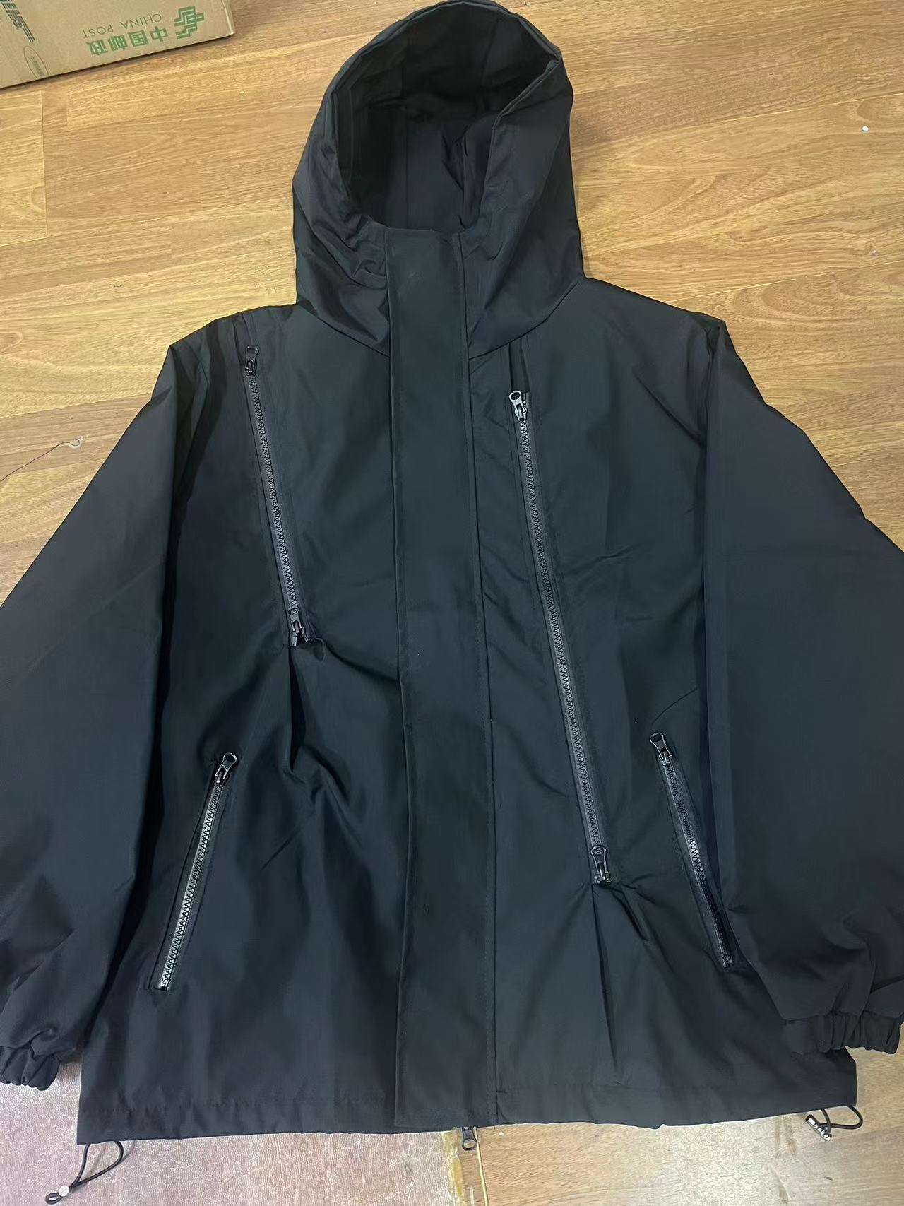 JK8008连帽工装夹克春秋款潮牌宽松美式高街痞帅休闲外套-P45，男装夹克，星座1807