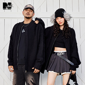 NMAX大码 外套纯色小立领毛衣 流苏高克重针织衫 潮牌男装 秋新品