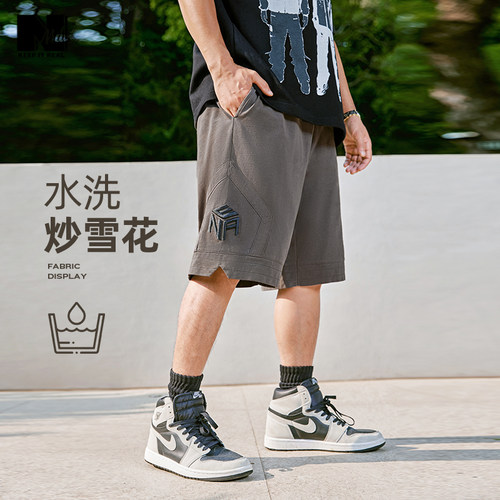 nmax短裤重工大码休闲男装复古