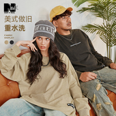 新品 NMAX大码 上衣 T休闲百搭情侣装 复古加肥加大秋季 男装 潮牌长袖