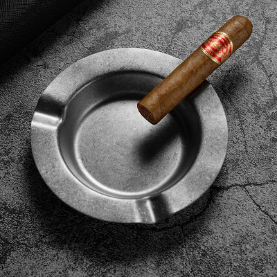 复古简约雪茄烟灰缸不锈钢耐用
