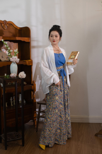 仲夏夜●定制子沫记汉服女装宋制飞机袖短衫天丝提花日常通勤夏季