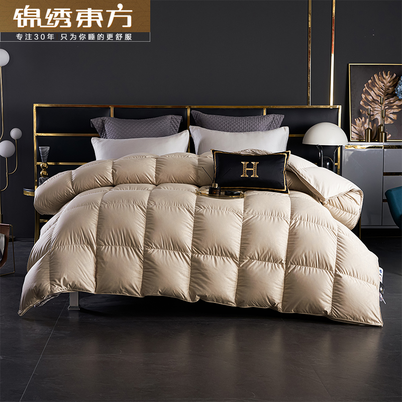 奢享丝滑95白鹅绒被（1400克）