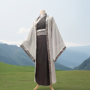 古装 古代文诗人李白苏轼东坡衣服影视话演出服 男汉服成人礼仪服装
