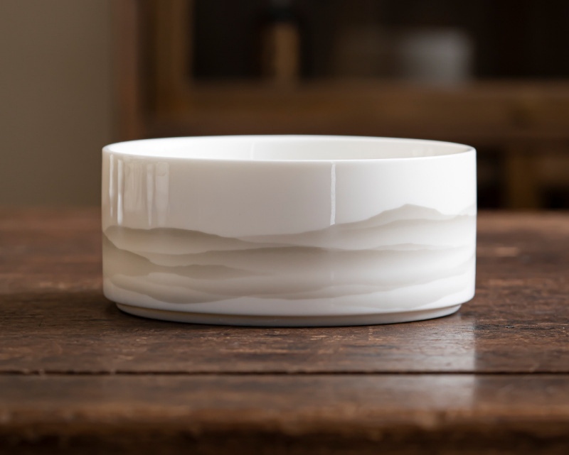 创意高端轻奢中式复古陶瓷茶洗水盂杯洗大码家用茶道零配多功能缸