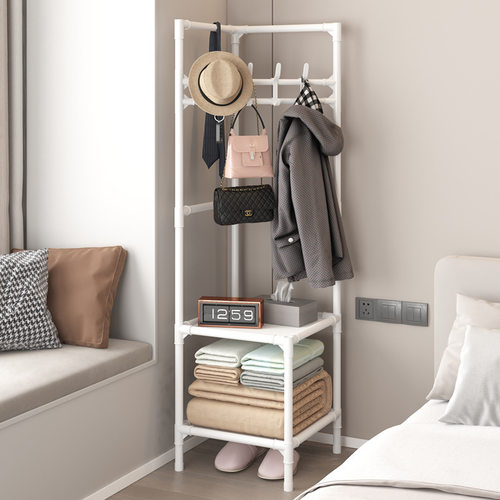 Corner coat rack multi-layer assembly hanger hanger