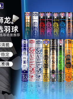 RSL亚狮龙羽毛球耐打飞行稳定专业训练比赛 3 4号5号 6 7 1号D5 C