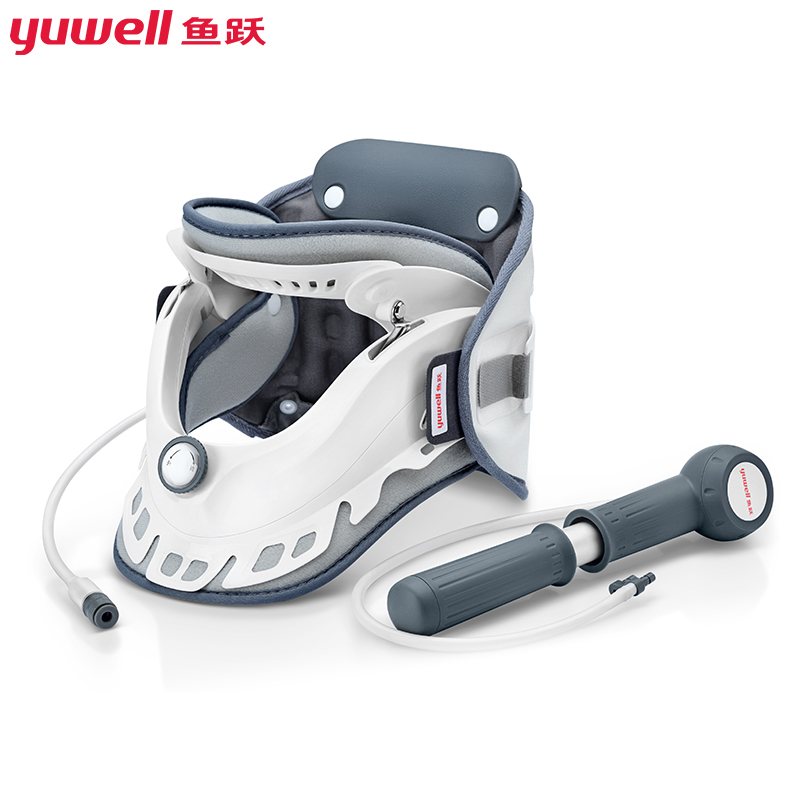 鱼跃新型颈椎牵引器家用颈椎矫正器颈托护颈专用劲椎托颈理疗AN