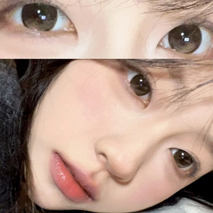 kikicon美瞳土豆泥半年抛棕色婚纱照高颜值自然隐形眼镜一年抛ftb