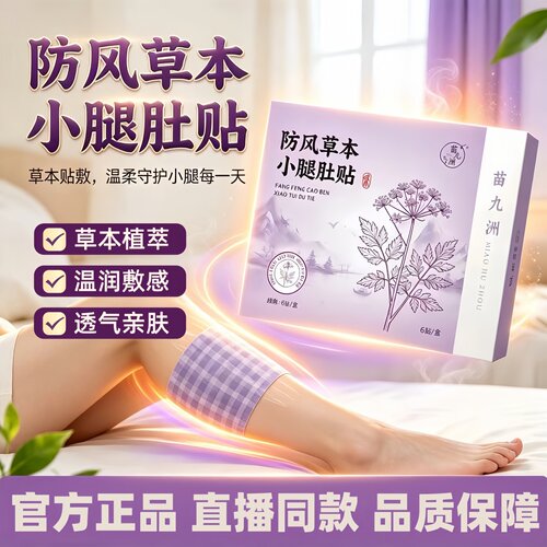 防风透骨小腿肚贴正品官方旗舰店植物草本穴位发热贴药房直售3HT