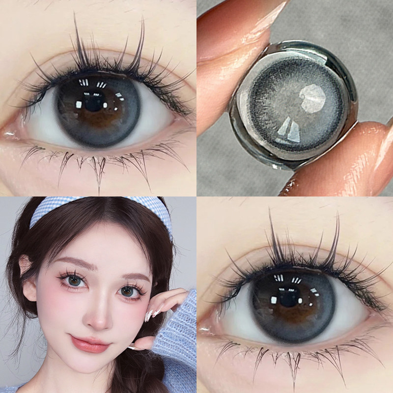 lemonade蓝调时刻美瞳半年抛柠檬岛莫奈时刻浮光时刻隐形眼镜zLT