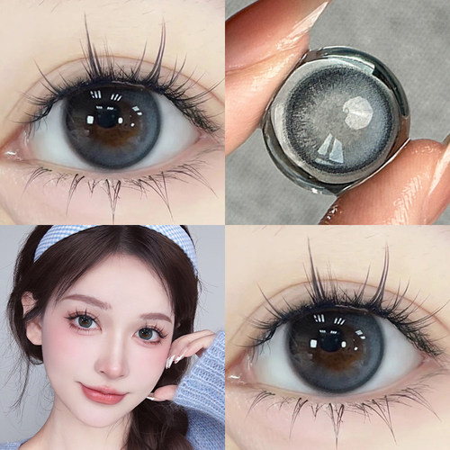 lemonade蓝调时刻美瞳半年抛柠檬岛莫奈时刻浮光时刻隐形眼镜zLT