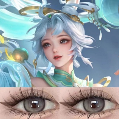 云诺千山cos公孙离美瞳王者荣耀半年抛大直径混血三明治工艺JYP