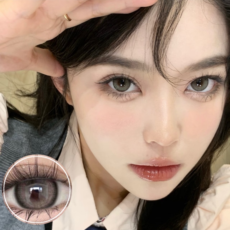 媞娜Tina泰式混血青灰美瞳日抛大小直径欧美风隐形眼镜60片30mz1