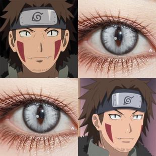 犬冢牙cos美瞳火影忍者竖瞳宇智波佐助写轮眼卡卡西轮回眼佳we