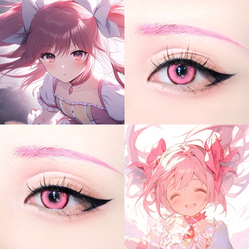 魔法少女小圆cos美瞳巴麻美晓美焰佐仓杏子美树沙耶香隐形眼镜WE