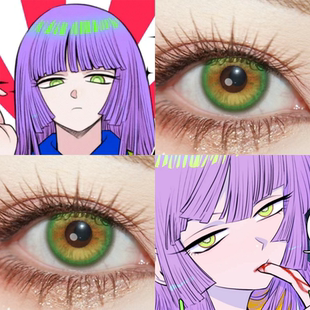 柯小嵬cos美瞳半年抛硬核一中猕猴桃变心锦鲤尾蝶钱贝贝漫展佳WE