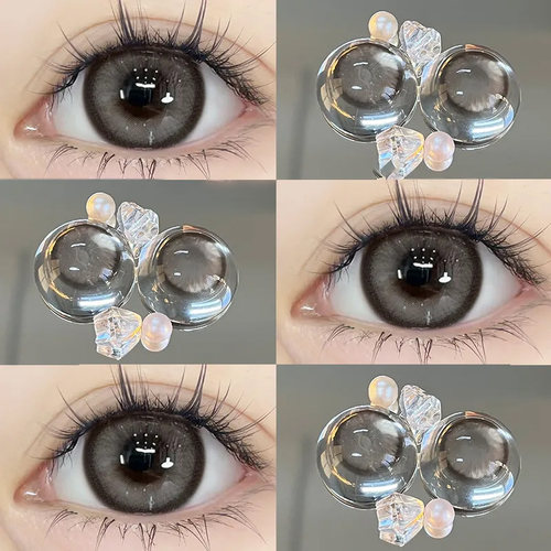 Kumer棕色碎片美瞳半年抛大直径纯欲混血隐形眼镜官网同款zLT