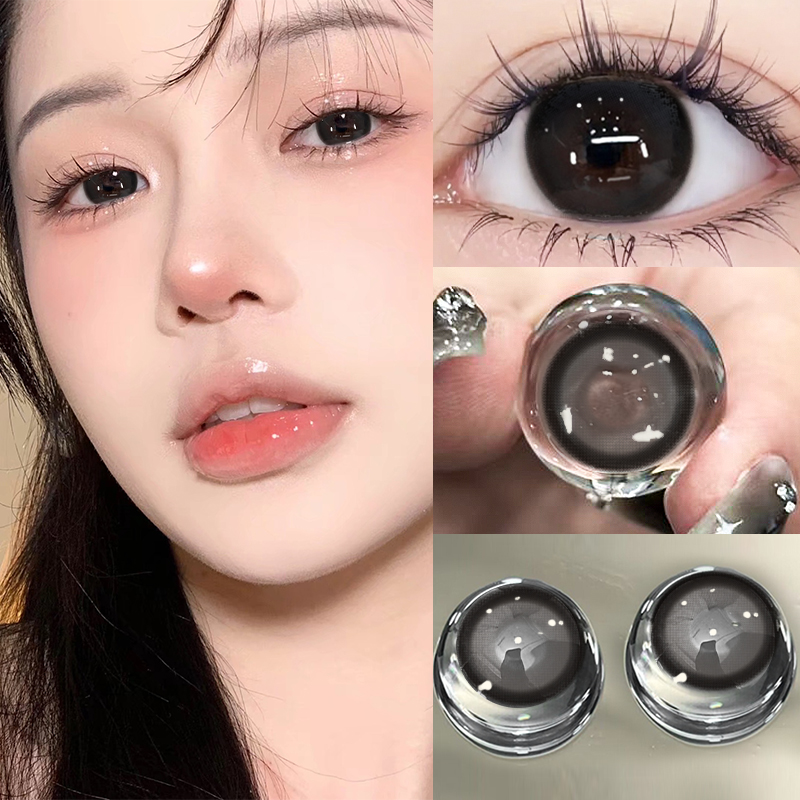 HOT！】moddy美瞳黑糖珍珠冷泡乌龙茶半年抛两片装官方正品6st