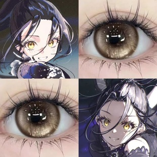 狼崎光cos美瞳半年抛金牌得主大小直径三明治工艺漫展混血2TB