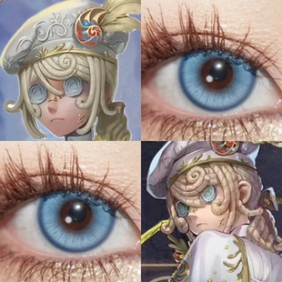 画家黄金比例cos美瞳日抛第五人格小大直径星辰泪蓝显色漫展佳WE