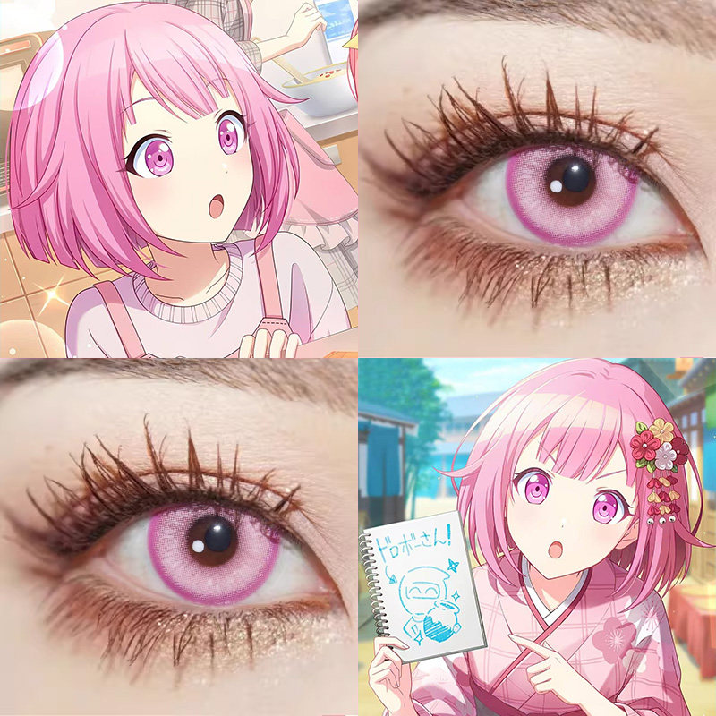 初音未来凤笑梦同款cos美瞳doya梦核幻境粉色显色漫展隐形眼镜gc,隐形眼镜/护理液,彩色隐形眼镜,淘宝优惠券,粉丝福利购,淘宝优惠卷